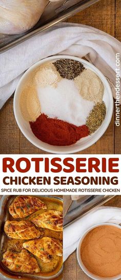 the cover of rotissee chicken seasoning