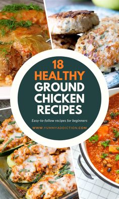 healthy ground chicken recipes for beginners