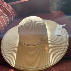 Final Mark Down!Straw Hat. Nwt Nice For Beach Or Sunny Day. Tan Beach Hat For Spring, Tan Vacation Hats For Spring, Tan Vacation Hat For Spring, Vacation Hat, Floppy Straw Hat, Straw Hat Beach, Raffia Hat, Floppy Sun Hats, Straw Sun Hat