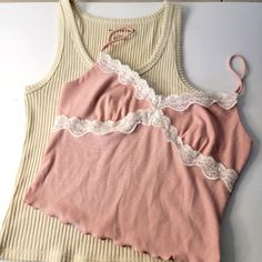 2 Pack Bundle Tank Tops American Eagle & Other Size Medium American Eagle Top In Cream - Pre-Owned The Pink Tank Has No Label - New Without Tags Pink Feminine Tops With Lace Trim, Pink Cotton Top With Lace Trim, Pink Feminine Tank Top With Lace Trim, Feminine Pink Tank Top With Lace Trim, Pink Lace Trim Camisole Top, Casual Pink Tank Top With Lace Trim, Cute Pink Tank Top For Loungewear, Pink Lace Trim Tank Top For Spring, Pink Spring Tank Top For Loungewear