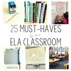 25 must - haves for your ela classroom from homeschoolers com