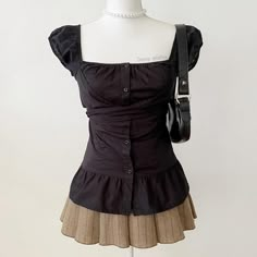 Makeup Anime, Carlisle Cullen, Gothic Vintage, Square Neck Top, 가을 패션, Really Cute Outfits, Carlisle, Visual Kei, Fit Inspo