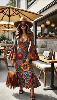 Hippie Chick, Dressy Dresses, Going Fishing, Fall 2024, Dream Wardrobe, Boho Style, Boho Chic, Boho Fashion, Piercings