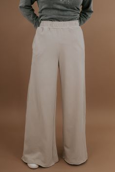 Introducing our French Terry Wide Leg Sweatpants – a cozy and stylish essential for your casual wardrobe. Crafted for comfort and featuring a wide leg silhouette, these sweatpants offer a relaxed yet fashionable look. Whether you're lounging at home or heading out for a laid-back outing, these French Terry Wide Leg Sweatpants are the perfect blend of comfort and style. French Terry casual wide legs sweatpants ﻿﻿Solid ﻿﻿Elastic waist band ﻿﻿Good stretchy ﻿﻿High waist and wide legs 80%cotton 20% poly Inseam on all S, M, L; 30 Model Specs: Emily is wearing a size small in the photo. How will this item fit you? Check out our MODEL SPECS (Typical Sizing - Karli: S-Size 5/26 - 5ft 2in, Emily: S-Size 3/25 - 5ft 5in, Syd: L/XL- Size 15/ - 5ft 8in)﻿Need help with sizing? No problem! Join our VIP gr Wide Leg Sweatpants, Wide Legs, Casual Wardrobe, Waist Band, French Terry, Elastic Waist, High Waist, Wide Leg, Sweatpants