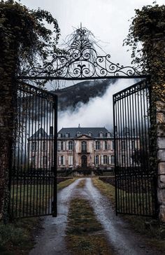 Truly Devious Characters, Manor Aesthetic, Dark Mansion, Gothic Manor, Chateau De Gudanes, Magnolia Stellata, Mansion Aesthetic, Castle Exterior, Gothic Mansion