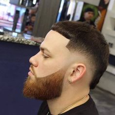 Mens Straight Hairstyles, Decent Hairstyle, High And Tight Haircut, Receding Hair Styles, Mens Hairstyles With Beard, Cool Mens Haircuts, Mens Haircuts, Very Short Haircuts, Grow Long Hair