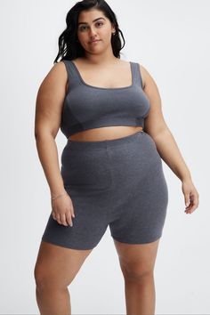 RestoreKnit Scoop Back Bralette Fabletics Pewter female Activewear >> Womens >> Sports Bras >> Low Impact plus Light support made with sustainable and innovative fabric. Female Activewear, Womens Sports, Sports Bras, Active Wear For Women, Jersey Fabric, Bralette, Sports Bra, Two Piece Skirt Set, Bra