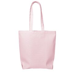 a pink tote bag on a white background