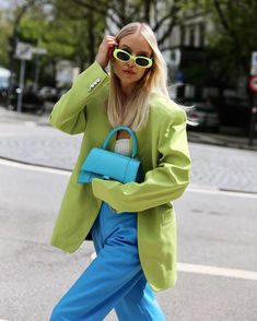 Color Outfits, Color Combos Outfit, Looks Street Style, Colorful Fashion, Streetwear Fashion, Fashion Inspo Outfits