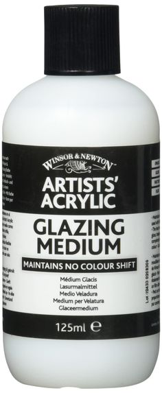 a bottle of artic glazing medium