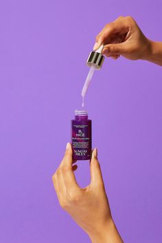 It's never too late to B₃ Nice to your skin! Our newest formulation, B₃ Nice 10% Niacinamide Serum is enriched with 10% Niacinamide to improve the appearance of post-acne dark spots, pore size, and redness, and best of all — promotes overall radiance! After cleansing, incorporate this pretty purple-hued serum as the second step in your routine, and get ready to B₃ Nice to your skin today! #sundayriley #niacinamide #niacinamideserum #b3niceserum #sundayrileyniacinamide #benicetoyourskin It's Never Too Late, Body Treatments, Never Too Late, Too Late