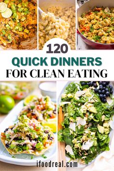 the top ten quick dinner ideas for clean eating