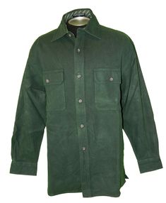 Vintage Levi Strauss Green Chamois Button Up Lined Shirt Jacket. Tag Size: M. Made in China at Y2K. Two breast pockets with flaps that button. Cuffs that can be rolled or flown. 100% Cotton shell, lining is striped Polyester. Measurements that matter: Armpit to Armpit: 24.5, Collar to Tail Height: 32, Collar Center to Cuff Sleeve: 32.5, Neck: 15.75. Temperature-controlled storage all the time I owned it. Squared tail, makes a great layer. Barely if ever worn. ETSY3 Green Button-up Outerwear With Flap Pockets, Green Single Breasted Utility Jacket For Winter, Green Buttoned Outerwear For Outdoor, Green Single-breasted Utility Jacket For Winter, Green Outdoor Outerwear With Buttons, Green Collared Outerwear With Flap Pockets, Green Outerwear With Welt Pockets For Fall, Green Fall Outerwear With Welt Pockets, Classic Solid Button-up Shacket