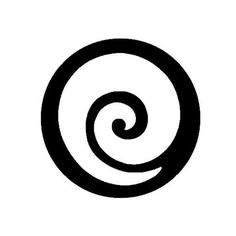 a black and white image of a spiral