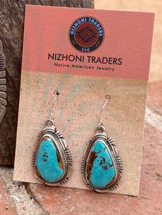 New without tags BRAND : Nizhoni Traders LLC ETHNIC & REGIONAL STYLE : Native American JEWELRY TYPE : Necklaces TYPE : Necklace COLOR : Blue BASE METAL : Sterling Silver SET INCLUDES : Necklace METAL : Sterling Silver TRIBAL AFFILIATION : Navajo MAIN STONE : Turquoise Beautiful Navajo Number 8 Turquoise and Sterling Silver Necklace. Beautiful stone in this necklace! Necklace measures 18 inches long. Pendant is an additional 1 1/2 inches long and 1 1/4 inches wide. Signed by the artist Paul Livin Oval Turquoise Inlay Jewelry, Traditional Turquoise Jewelry For Gift, Artisan Turquoise Dangle Jewelry, Artisan Turquoise Jewelry With Matching Earrings, Southwestern Style Teardrop Gemstone Jewelry, Southwestern Teardrop Gemstone Jewelry, Untreated Turquoise Jewelry For Jewelry Making, Southwestern Blue Teardrop Jewelry, Southwestern Teardrop Jewelry For Jewelry Making