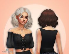 Evelyn Hairstyle - My Stuff Raven Dress