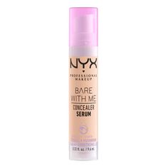 NYX Professional Makeup Bare With Me Concealer Serum Vanilla | Superdrug Nyx Bare With Me, Tremella Mushroom, Lip Scrubs, Dry Skin Patches, Dark Under Eye