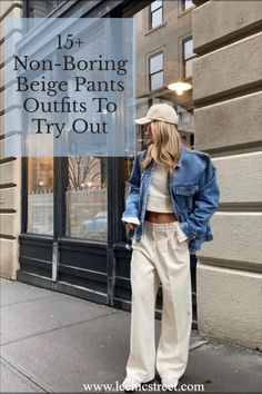 beige aesthetic, beige outfit, beige pants outfit, beige pant outfits, beige pants outfits, beige look Tan Loose Pants Outfit, Beige Knit Pants Outfit, Tan Lounge Pants Outfit, How To Wear Beige Pants, Beige Pants Fall Outfit, Beige Pleated Pants Outfit, Ivory Wide Leg Pants Outfit, Beige Loose Pants Outfit, Beige Wide Pants Outfit