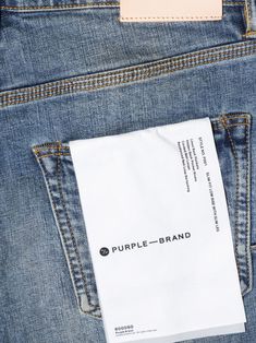 Find PURPLE BRAND P005 One Year Slim Jeans on Editorialist. indigo-blue wash stretch-cotton denim faded effect slim cut logo patch to the rear mid-rise belt loops front button and zip fastening classic five pockets Purple Jeans Brand, Purple Jeans, Purple Background, Purple Backgrounds, Slim Jeans, Jeans Brands, Indigo Blue, Slim Legs, Background Wallpaper