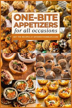 one bite appetizers for all occasions