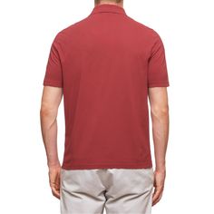 NEW Model: Positano Solid Brick Red Color 100% Exclusive Crepe Cotton Ribbed Details Front Button Fastening Short Sleeve Polo Collar Made In Italy Included Storage Bag Runs small. The model is 185 cm high, 81 kg, wearing size 52 US XS / EU 48 Chest: (Pit to Pit x2) 38.5" Total Back Length: 28" US S / EU 50 Chest: (Pit to Pit x2) 40.5" Total Back Length: 29" This product is located in our EU warehouse. Brick Red Color, Solid Brick, Refined Fashion, Italian Fashion Brands, Shirt 2023, Contemporary Clothing, Modern Gentleman, Contemporary Outfits, Tailored Jacket