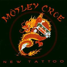 the cover art for motley's circle new tattoo album, featuring a dragon holding a box