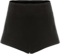 Elegant Black Formal Shorts, Elegant Formal Black Shorts, Chic High Waist Formal Shorts, Black High-waisted Shorts For Formal Occasions, Chic Formal Shorts With Short Inseam, Elegant Fitted Evening Shorts, Elegant Fitted Shorts For Date Night, Elegant High Waist Shorts For Going Out, Elegant Fitted Above Knee Shorts