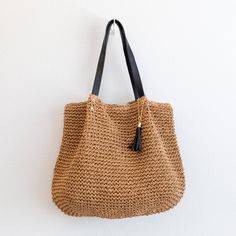 NOW AVAILABLE IN STOCK. FAST SHIPPING FROM LOS ANGELES. 3-5 DAYS Large straw woven tote bag with leather straps and tassel perfect for all occasions. A classic look with the durability and convenience of leather straps, perfect for wherever your day takes you. Size: 15"H x 17"W Designer Style ID: 8472 Large Straw Woven Tote Bag with Leather Straps, Summer Bag, Everyday Shoulder Bag, Beach Bag Everyday Rectangular Bag With Tassels, Everyday Rectangular Shoulder Bag With Tassels, Rectangular Crochet Bag With Tassels For Daily Use, Casual Everyday Bag With Tassels, Casual Everyday Bags With Tassels, Rectangular Crochet Travel Bag With Tassels, Casual Hobo Bag With Tassels For Travel, Rectangular Straw Bag With Tassels For Everyday Use, Brown Rectangular Beach Bag With Tassels