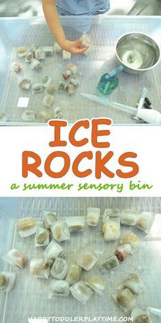 Rock Preschool Activities, Rock Activities For Toddlers, Rock Activities For Preschool, Sensory Activity, Toddler Snacks