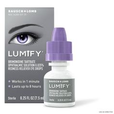 Lumify Eye Drops - 7.5ml : Target Best Eye Drops, Allergy Eyes, Benzalkonium Chloride, Brow Serum, Clear Eyes, Eye Drops, White Eyes, Dry Eyes, Red Eyes