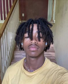 12 Cool Twist Hairstyles for Men Dreads Mixed With Normal Hair, African American Man Hairstyles, Short Locks For Men, Dreads Hairstyles Men, Locs Guys, Curly Locs Men, Short Locs Men, Thick Locs Men, Poc Hairstyles Male