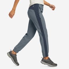 Women's Guide Jogger Pants | Eddie Bauer Relaxed Fit Activewear With Functional Pockets For Outdoor, Sporty Hiking Bottoms With Functional Pockets, Nylon Joggers With Elastic Waistband For Outdoor Activities, Athleisure Tapered Leg Cargo Pants For Outdoor, Athleisure Cargo Pants With Comfort Waistband For Outdoor, Sporty Sweatpants With Comfort Waistband For Outdoor, Functional Pants With Elastic Waistband For Outdoor, Functional Outdoor Pants With Elastic Waistband, Sporty Midweight Joggers For Outdoor Activities