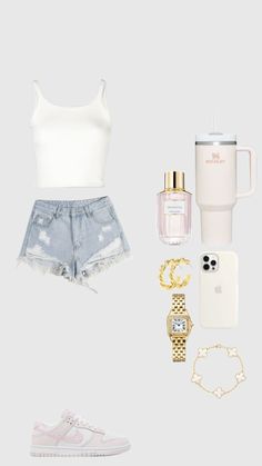 Summery Outfits, Cute Nike Outfits, Casual Preppy Outfits, Trendy Outfits For Teens, Summer Outfit Inspiration, Simple Trendy Outfits, Cute Everyday Outfits, Really Cute Outfits, Cute Simple Outfits