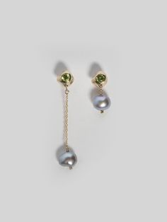 VINEA HOOK EARRINGS Faris Jewelry, Natural Pearl Earrings, Vintage Inspired Jewelry, Peridot Stone, Orange Sapphire, Keshi Pearls, Put A Ring On It, Everyday Earrings, Jewelry Inspo