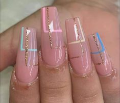 I Am Pregnant, Elegant Touch Nails, Nail Art Gel, Fancy Nails Designs, Ombre Acrylic Nails, Casual Nails, Glow Nails, Coffin Nails Long, Bling Acrylic Nails