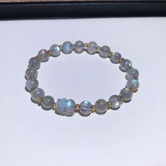 If you’ve ever felt unsure of your place in the world then Moonstone is the crystal you need. It channels the celestial energy of the moon, empowering you to harvest its force and wield it for yourself.While the bracelet’s elegant style is enough to sway trendsetters, it’s only the tip of the iceberg for what it has in store for you! You can use Moonstone for self-discovery. It helps you uncover deeper levels of your character, peeling back life experiences to pinpoint your true purpose. If ther Moonstone Jewelry Bracelet, Diy Bracelets Video, Celestial Energy, Tip Of The Iceberg, True Purpose, Moonstone Crystal, Jewelry Hand, Moonstone Bracelet, Funky Jewelry