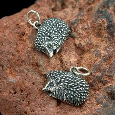 HEDGEHOG, silver pendant. Chain is not included. Silver Animal Design Jewelry For Gifts, Silver Jewelry With Animal Design For Gift, Novelty Silver Pendant Jewelry, Nature-inspired Silver Jewelry With Charms, Novelty Pendant Jewelry With Charms, Animal Design Dangle Jewelry Gift, Novelty Sterling Silver Charm Jewelry, Novelty Sterling Silver Jewelry With Charms, Forest Necklace