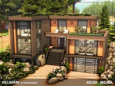 Sims 4 Houses To Download, Sims 4 Japanese House Layout, Sims 4 Modern House Layout, Sims 4 Design Ideas, Modern Houses Sims 4, Sims 4 Modern House Download, Sims Houses Layout, The Sims 4 Houses Ideas Modern, Sims House Download