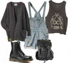 Look Grunge, Mode Tips, Hipster Outfits, Grunge Look, Mode Vintage, Fashion Mode, Looks Style, Looks Vintage