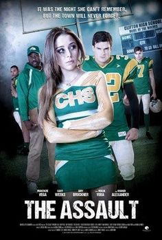 the poster for the movie, the assaut featuring football players in green and yellow uniforms