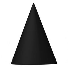 Black Solid Color, Black Birthday, Pity Party, Color Party, Birthday Party Hats, Birthday Hat, Party Hat, Black Party, Black Solid