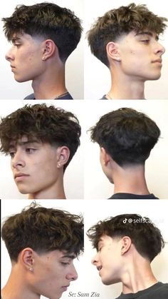 Low Taper Fade Haircut Front View, The Duke Haircut, Short Mens Haircut Curly Wavy Hair, Male Haircut Fade, Mens Haircut Back View, Warrior Haircut Men, Haircuts For Straight Hair Boys, Rap Hairstyles, French Crop Mullet