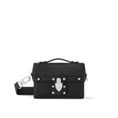 LOUIS VUITTON® - Soul Trunk - Black Bottega Bags, Τσάντες Louis Vuitton, Louis Vuitton Gifts, Compact Bag, Bags Louis Vuitton, Trunk Bag, Wallet Pouch, Buckle Shoes, Monogram Bag