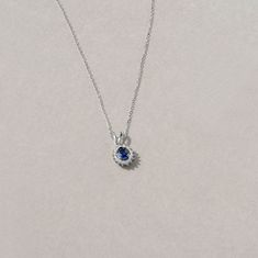 14k Gold Diamond Sapphire Necklace Diamond Blue Sapphire | Etsy Sapphire Round Pendant Birthstone Necklace, White Gold Necklace With Birthstone And Lab-created Sapphire, White Gold Necklace With Lab-created Sapphire Birthstone, Fine Jewelry Birthstone Necklace With Lab-created Sapphire, Sapphire Fine Jewelry Birthstone Necklace, Sapphire Birthstone Necklace In Fine Jewelry Style, Birthstone Necklace With Lab-created Sapphire For Gift, White Gold Sapphire Birthstone Necklace, Sapphire Birthstone Necklace For Anniversary