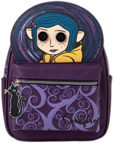 Themed Backpack For Cosplay, Halloween Themed Travel Backpack, Themed Halloween Travel Backpack, Cute Halloween Travel Backpack, Themed Backpack For Theme Park, Themed Standard Backpack For Theme Park, Back To School Backpack For Theme Park, Disney Backpack With Case For School, Disney Backpack For School With Case Included