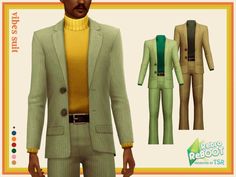 an image of a man in a suit and yellow turtle neck sweater for gta san francisco