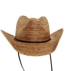 Experience the fun and lightweight Tycoon Mens Straw Cowboy Hat. Handcrafted from palm fiber, this hat features a 1.5 wrap and chin cord for a sleek and stylish look. Stay comfortable and cool with the elastic sweatband. Elevate your ensemble with this exclusive piece. Adjustable Brown Toquilla Straw Hat Band, Adjustable Rustic Fedora Sun Hat, Adjustable Casual Hat For Ranch, Casual Adjustable Hat For Ranch, Adjustable Toquilla Straw Hat For Ranch, Adjustable Rustic Hat In Toquilla Straw, Adjustable Rustic Hat Band For Beach, Adjustable Toquilla Straw Hat Band For Outdoor, Casual Toquilla Straw Hat For Ranch