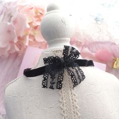 Simple Black velvet lace bow choker necklace,  super cute day collar kawaii ♡ Measurement ♡ velvet  width 1cm ♡ Length 30 / 35 / 40 / 45 cm + 5cm tail Cute Adjustable Choker For Parties, Cute Adjustable Black Choker, Cute Black Choker Necklace, Black Ribbon Choker As A Gift, Black Ribbon Choker Gift, Black Ribbon Choker For Gifts, Black Ribbon Necklace For Party, Cute Black Jewelry For Party, White Kawaii Necklace For Parties