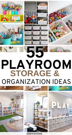 25 playroom storage and organization ideas that are great for small children's rooms