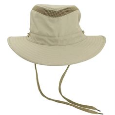 Angler | Mens Nylon Wide Brim Sun Hat is designed for men who love outdoor adventures. Waterproof, floatable, and breathable, it’s perfect for long days under the sun. Material: 100% Polyester and Mesh Shape: Oval Trim: Unbanded Brim Size: 3 1/2” Crown Height: 4” Features: Waterproof and Floatable, Adjustable Chin Cord, and Mesh Crown Inset Sweatband: Swen-in Pull Straps Imported Lightweight Beige Sun Hat For Outdoor, Nylon Sun Hat For Summer Travel, Casual Nylon Sun Hat With Uv Protection, Summer Travel Nylon Sun Hat, Summer Travel Sun Hat In Nylon, Nylon Sun Hat With Uv Protection For Travel, Breathable Nylon Beach Hat, Nylon Sun Hat With Upf 50+ For Summer, Breathable Lightweight Bucket Hat With Wide Brim